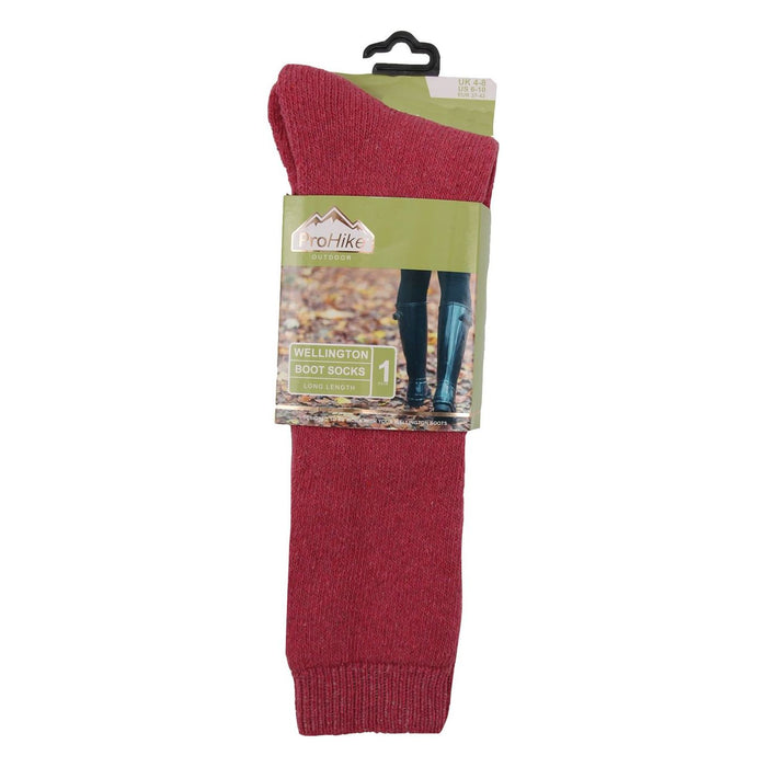 Pro Hike Ladies Wellington boot sock 3113 Unbranded  - Dynamic Drive