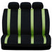 UKB4C Green Full Set Front & Rear Car Seat Covers for Toyota Yaris All Models UKB4C  - Dynamic Drive