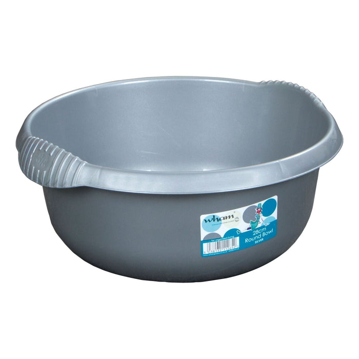 28cm Round Bowl Silver K0100 Quest  - Dynamic Drive