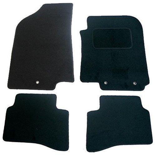 Fully Tailored Black Carpet Car Mats for Kia Rio 11> Set of 4 With 3 Clips UKB4C  - Dynamic Drive