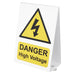 Sealey High Voltage Vehicle Warning Sign HVS1 Sealey  - Dynamic Drive