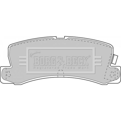 Genuine Borg & Beck Brake Pads fits Toyota R R90 approved BBP1405 Borg & Beck  - Dynamic Drive