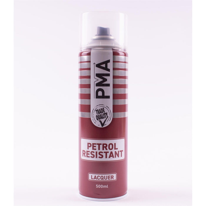 2x PMA Professional Petrol Resistant Lacquer 500ml Spray Paint High Coverage