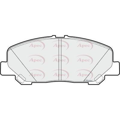 Apec Brake Pads Front Fits Toyota Alphard 2.404/08 - 12/14;Toyota 3.504