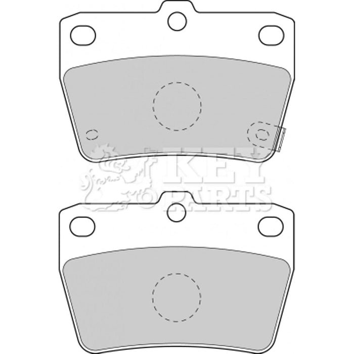 Genuine Key Parts KBP1804 Rear Brake Pads-Includes Wear Indicators (Sumitomo) Key Parts  - Dynamic Drive