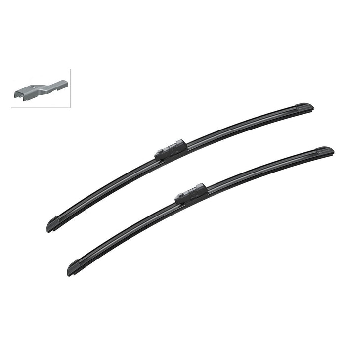 Bosch Aerotwin Flat Blade A052S Front Window Windscreen Wiper Blade Set Pair