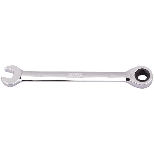 Draper Metric Ratcheting Combination Spanner, 7mm 31004 Draper  - Dynamic Drive