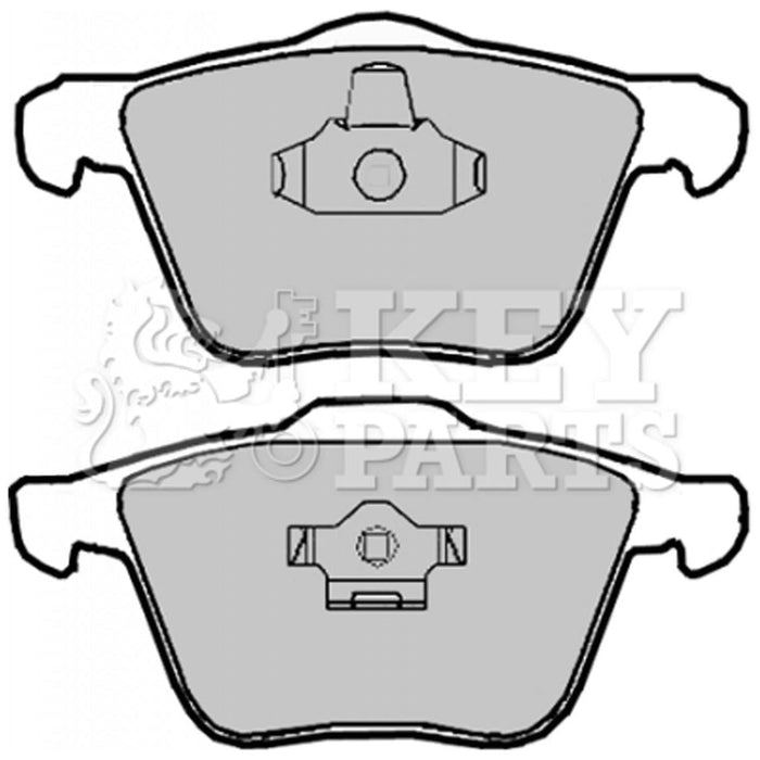 Genuine Key Parts KBP1928 Front Brake Pads (Ate-Teves)