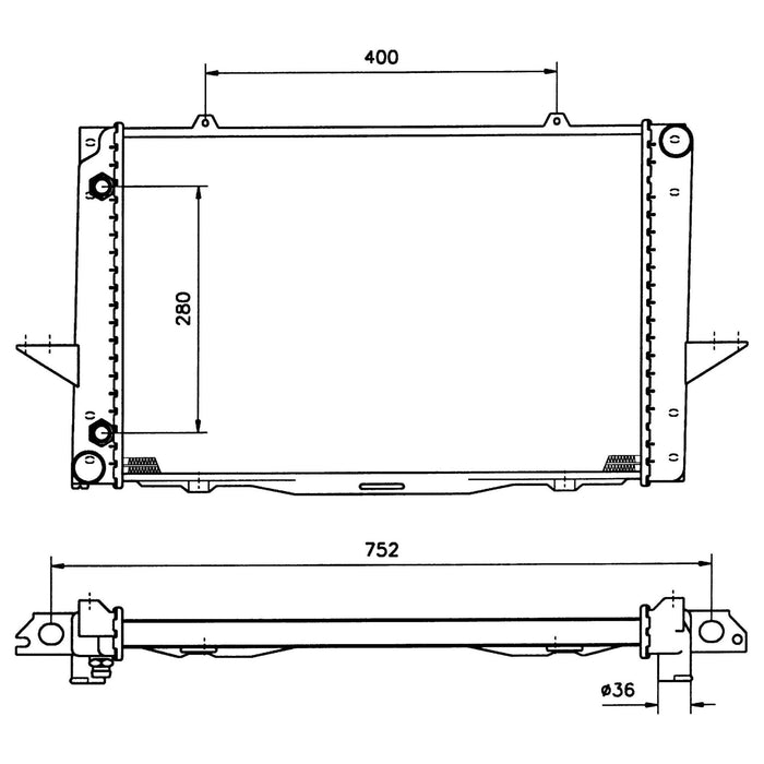 NRF Radiator 519509