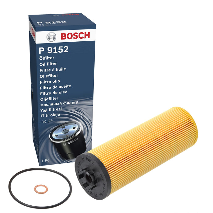 Genuine Bosch Car Oil Filter P9152 fits Audi A6 Quattro TDi - 2.5 - 99-05 145742