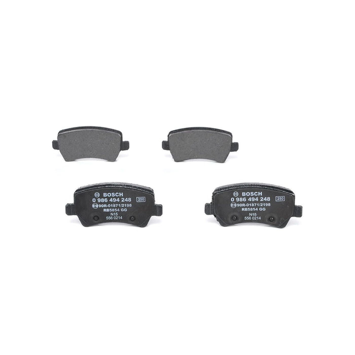 Bosch Brake Pad Set Bp1120 fits Land Rover Freelander TD4 - 2.2 - 06-14 09864942