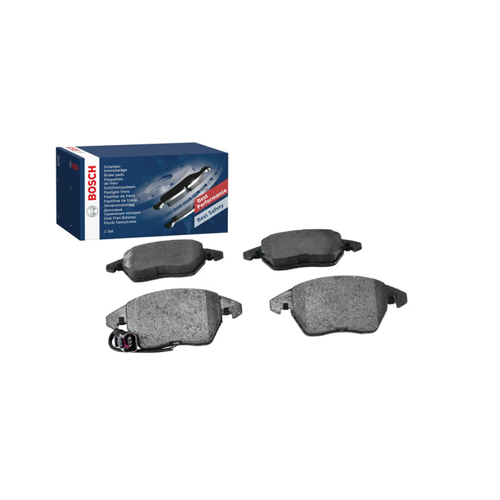 Genuine Bosch Brake Pad Set Bp938 fits VW Polo - 1.4 - 09-14 0986424797