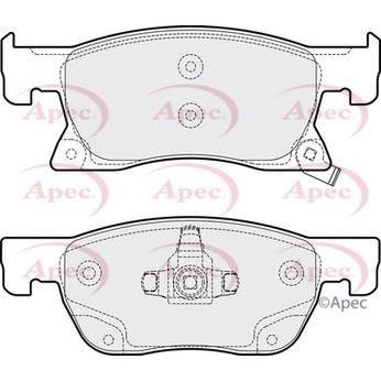 Apec Brake Pads Front Fits Opel Astra Vauxhall