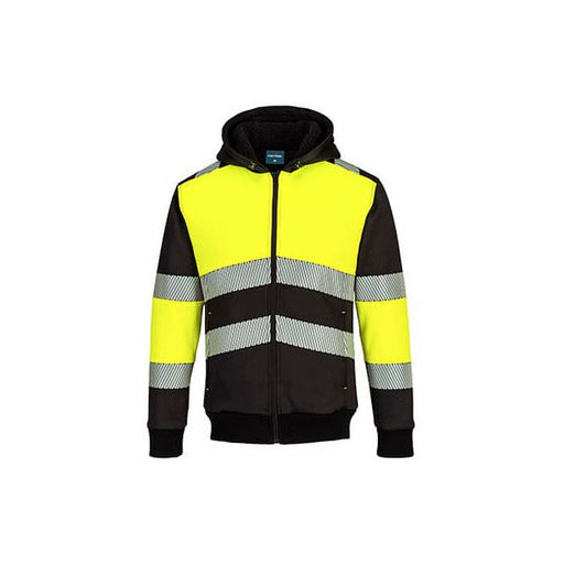 Portwest Pw3 Zip Class 1 Winter Hoodie XL PW377YBRXL Portwest  - Dynamic Drive