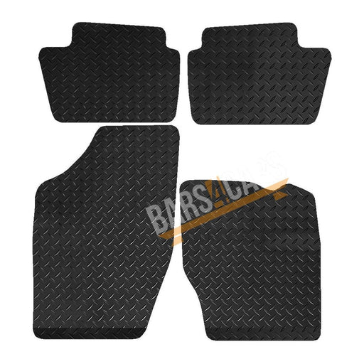 Fully Tailored Black Rubber Car Mats for Citroen C4 (Not Picasso) Set of 4 UKB4C  - Dynamic Drive