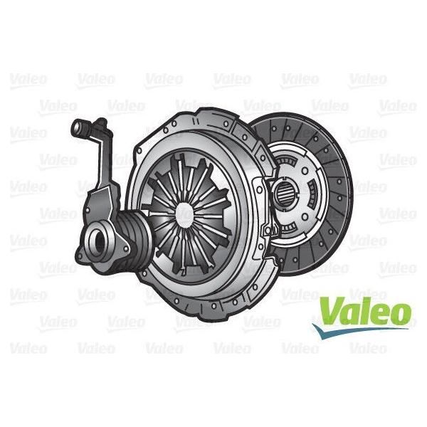 Valeo 3 Piece Clutch Kit Wth CSC 834382 Part fits Ford Mondeo 2000 2.0 Ddi 16