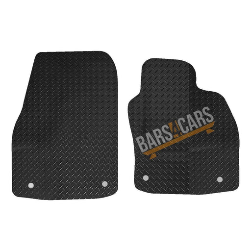 Tailored Rubber Car Mats for Vauxhall Astra Van 06-12 Set of 2 With 4 Clips UKB4C  - Dynamic Drive