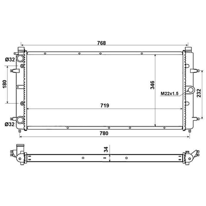 NRF Radiator 509514