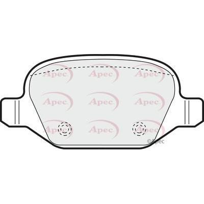 Apec Brake Pads Rear Fits Alfa Romeo 147 Apec  - Dynamic Drive