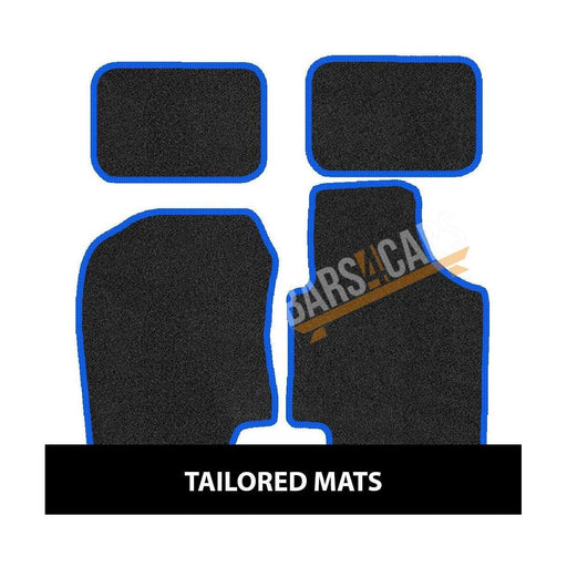 Fully Tailored Blue Trim Carpet Mats for Hyundai I-20 Set of 4 With 4 Clips UKB4C  - Dynamic Drive