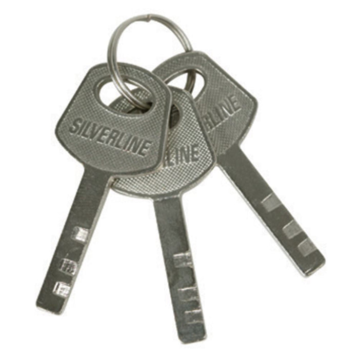 Silverline Steel Padlock Long Shackle 40mm