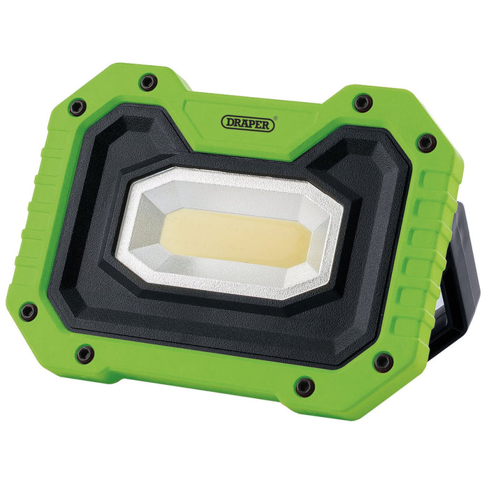 Draper COB LED Worklight, 5W, 500 Lumens, Green, 4 x AA Batteries Supplied 87919 Draper  - Dynamic Drive