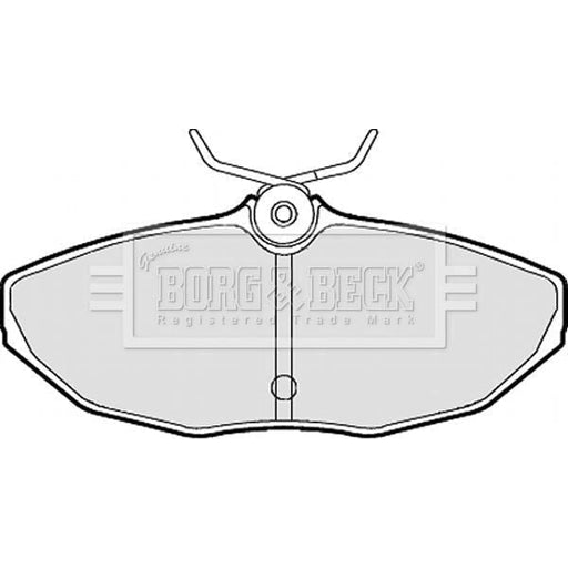 Genuine Borg & Beck Rear Brake Pads fits Jaguar S Type 4.2 01020106 BBP1870 Borg & Beck  - Dynamic Drive