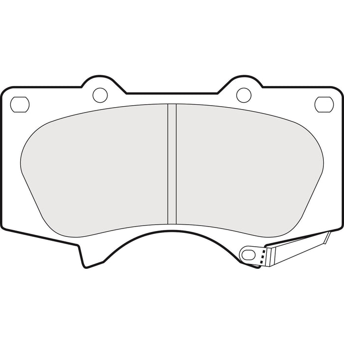 Apec Brake Pads Front Fits Mitsubishi Pajero Shogun Toyota Hi-Lux Landcruiser