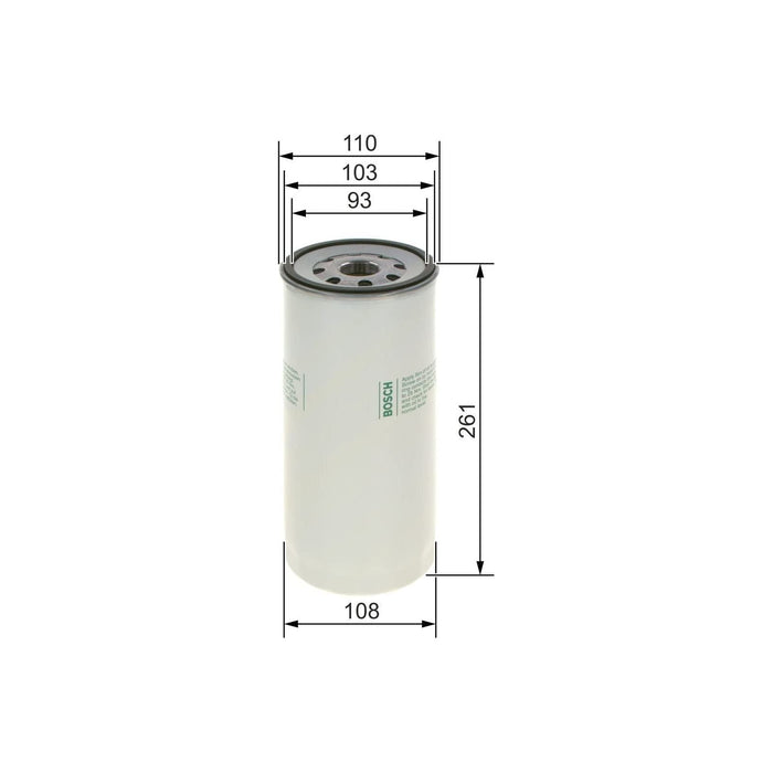 Bosch Cv Oil Filter P3077 (Hgv) fits Volvo FH 12 380 - 12.1 4x2 - 93-05 04514030