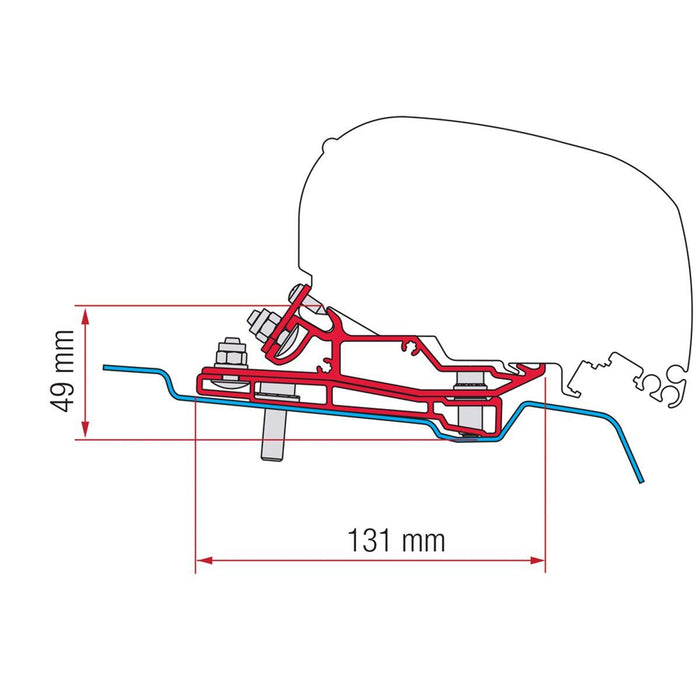 Fiamma Adapter Kit for Ford Transit H3 RVs