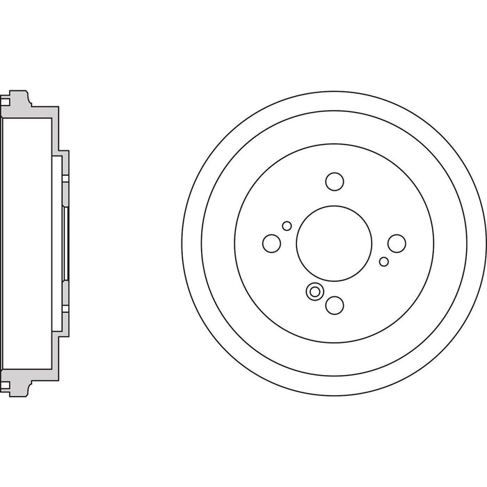 Apec Brake Drum Rear Fits Suzuki Swift