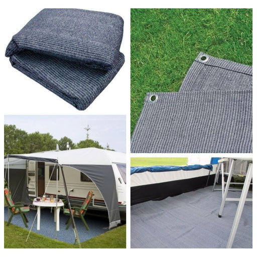 2.5M X 6.5M Breathable Caravan Awning Carpet Weaveatex Motorhome Tent Groundsheet Matting UKB4C  - Dynamic Drive