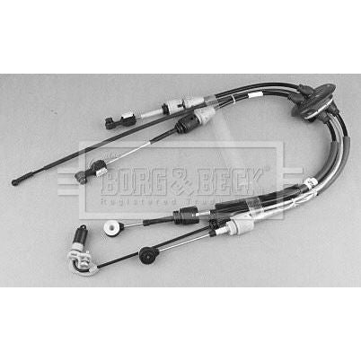 Genuine Borg & Beck Gear Control Cable fits Renault Clio I Twingo 91 BKG1020