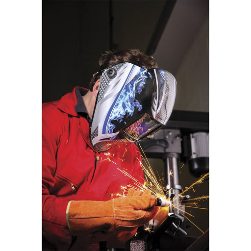 Sealey Welding Helmet Auto Darkening Shade 9-13 PWH601 Sealey  - Dynamic Drive