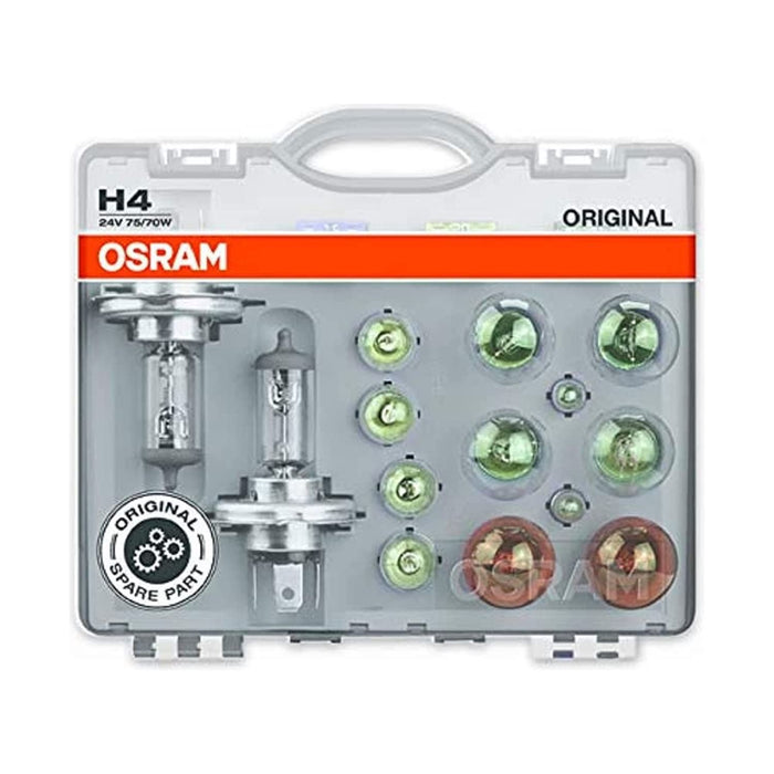 Osram CLKH424V lamp kit, 24V H4, 12 lamps, 3 flat fuse, in in a box