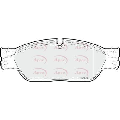 Apec Brake Pads Front Fits Jaguar/Daimler S Type Xj Series Apec  - Dynamic Drive