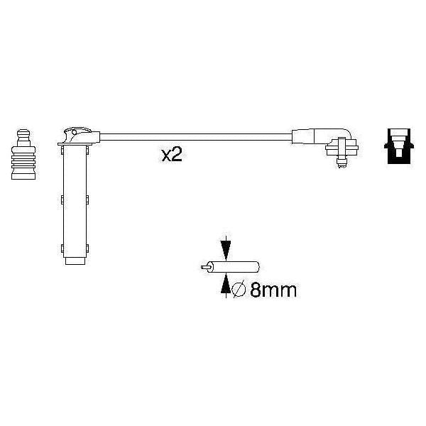 Bosch Ignition Lead B833 0986356833