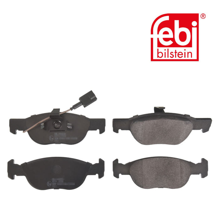 Genuine FEBI Front Brake Discs & Pads Set Solid for Alfa Romeo 145