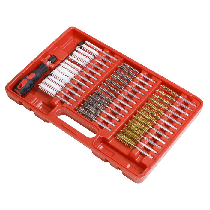 Sealey 38pc Cleaning Brush Set Injector Bore VS1910 Sealey  - Dynamic Drive