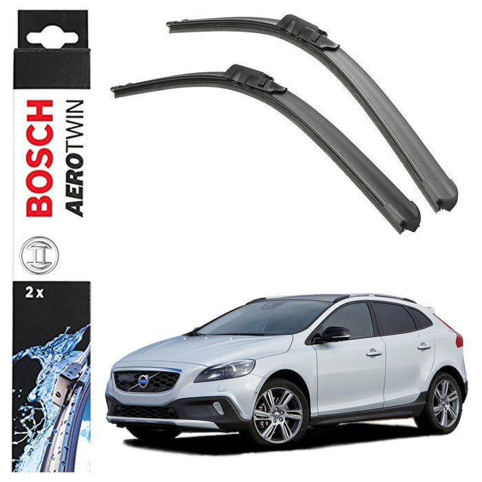 Bosch Aerotwin Front Wiper Blades Set fits Volvo V40 Cross country 01.13> A310S