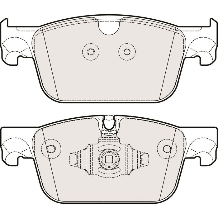 Apec Brake Pads Front Fits Volvo S90 V60 V90