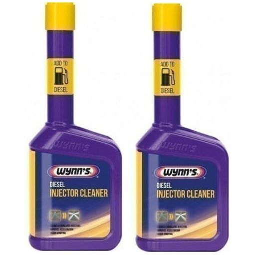 2 x Wynns Diesel Injector Cleaner Engine Fuel Additive System Cleaner 325ml Wynns  - Dynamic Drive