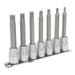 Sealey Ribe Socket Bit Set 7pc 3/8"Sq Drive 95mm AK6233 Sealey  - Dynamic Drive