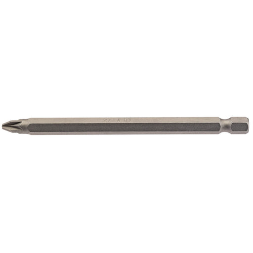 Draper PZ Type Insert Bit, 1/4" Hex, 100mm Long, No.2 (Pack of 1) 64362 Draper  - Dynamic Drive