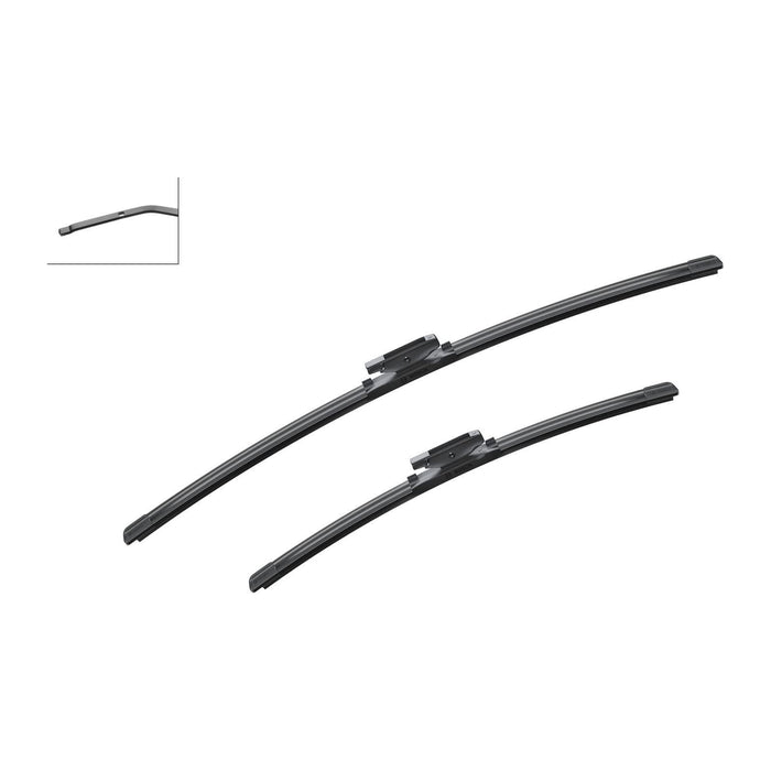 Bosch Aerotwin Flat Blade Front Windscreen Wiper Blade Pair Set 650/475mm A427S