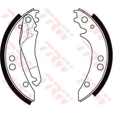 Genuine TRW Brake Shoes (Non-R90) GS8434