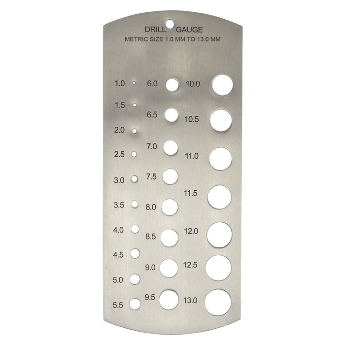 Sealey Drill Gauge Metric 1-13mm DGM1 Sealey  - Dynamic Drive