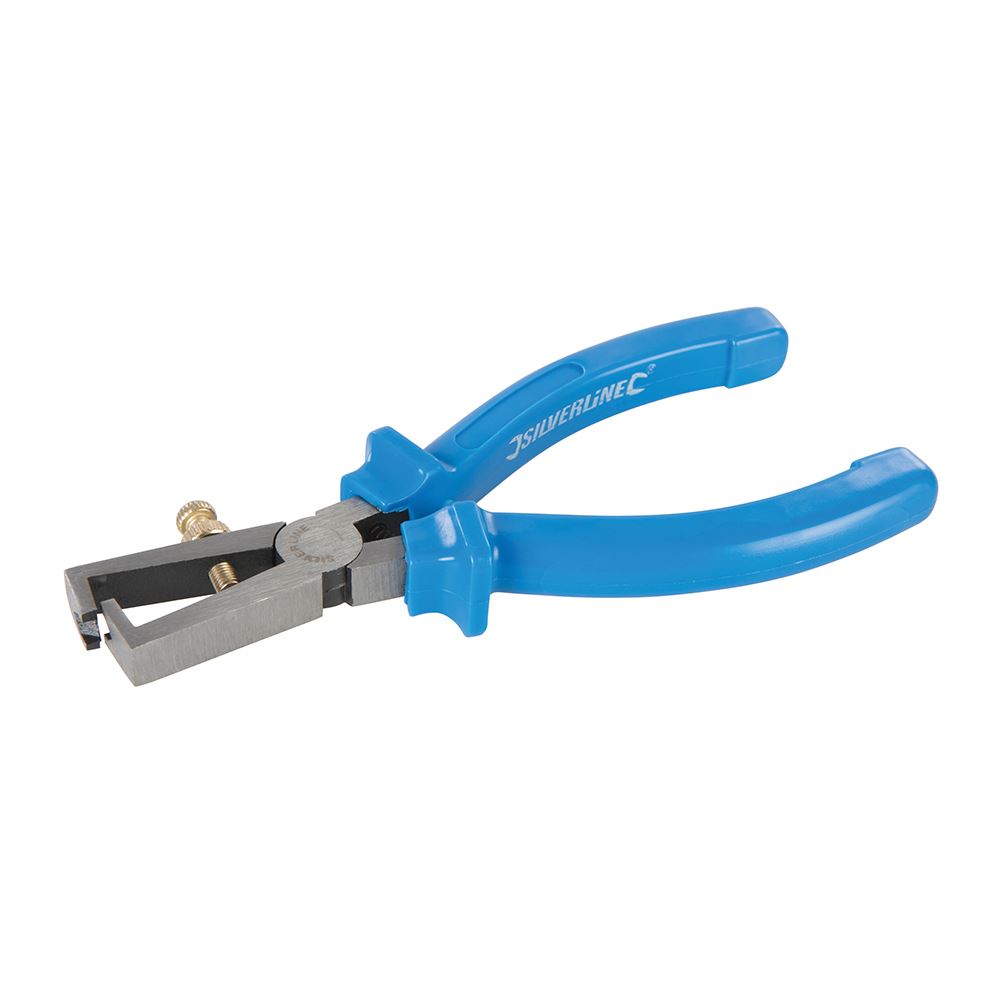 Silverline Wire Stripping Pliers 160mm Silverline  - Dynamic Drive