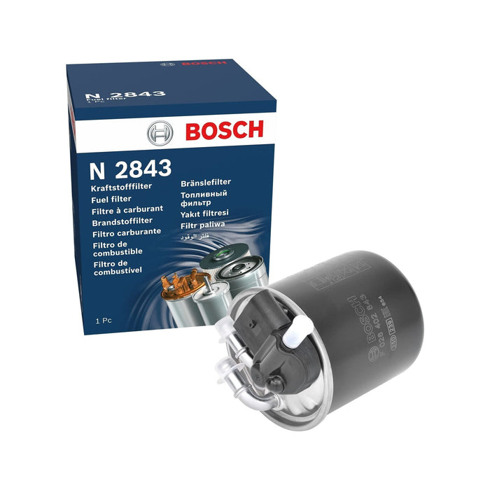 Bosch Car Fuel Filter N2843 fits Mercedes-Benz A A180 CDi|CDi BlueEFFICIENCY - 1