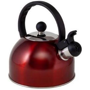 1.5l Black Boil It Stainless Steel Whistling Kettle Via Mondo  - Dynamic Drive